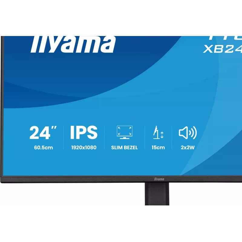Monitor IIYAMA XB2491HS-B1 60,5 cm (23,8 Zoll) 16:9 IPS mit HDMI, DisplayPort und integrierten Lautsprechern