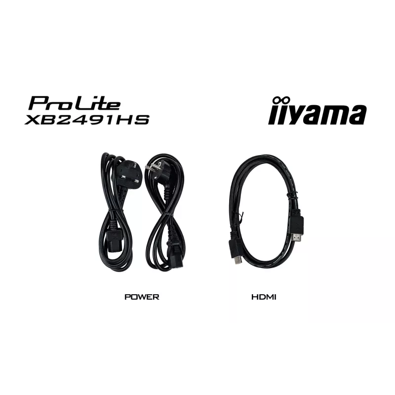 Monitor IIYAMA XB2491HS-B1 60,5 cm (23,8 Zoll) 16:9 IPS mit HDMI, DisplayPort und integrierten Lautsprechern