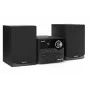 Home-Audio-Mikrosystem Sharp XL-B512(BK) – 45 W, Einzel-CD-Spieler, UKW-Radio, MP3, Bananen-Lautsprecheranschlüsse, schwarz