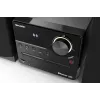 Home-Audio-Mikrosystem Sharp XL-B512(BK) – 45 W, Einzel-CD-Spieler, UKW-Radio, MP3, Bananen-Lautsprecheranschlüsse, schwarz