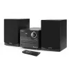 Home-Audio-Mikrosystem Sharp XL-B512(BK) – 45 W, Einzel-CD-Spieler, UKW-Radio, MP3, Bananen-Lautsprecheranschlüsse, schwarz