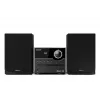 Home-Audio-Mikrosystem Sharp XL-B512(BK) – 45 W, Einzel-CD-Spieler, UKW-Radio, MP3, Bananen-Lautsprecheranschlüsse, schwarz