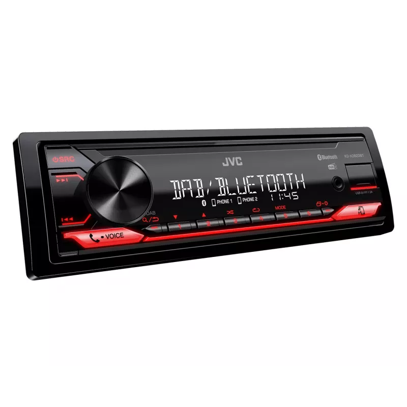 JVC KD-X282DBT Auto-Mediareceiver Schwarz 200 W Bluetooth