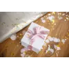 Brother TZE-RE54 Beschriftungsband Gold auf Pink