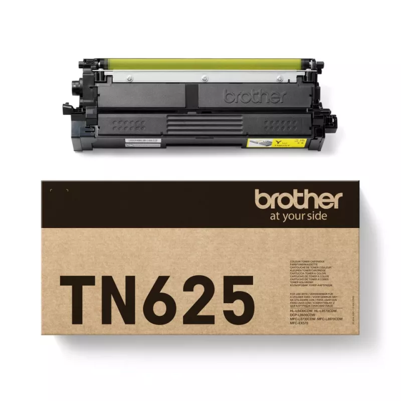 Tonerkartusche Brother TN-625Y Gelb Original, 1 Stück, Reichweite 1800 Seiten