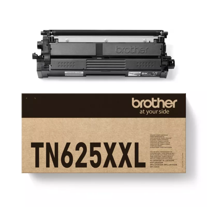 Tonerkartusche Brother TN-625XXLBK Schwarz Original, 7.500 Seiten, 1 Stk.