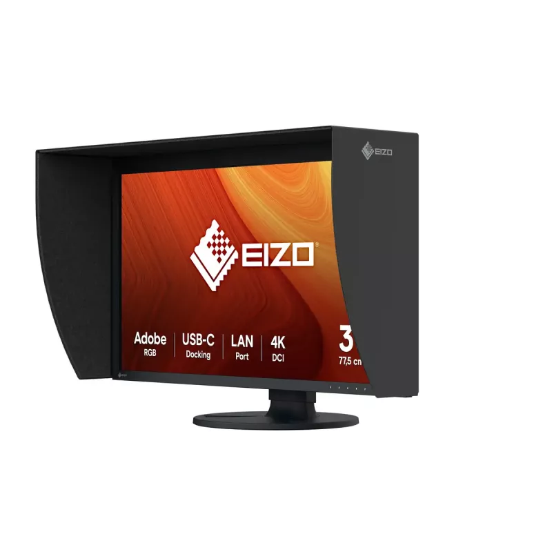 Computermonitor EIZO ColorEdge CG3100X 77,5 cm (30,5 Zoll) 4096×2160 4K DCI IPS LCD, 17:9, USB 3.2 Hub, VESA, höhenverstellbar, schwarz