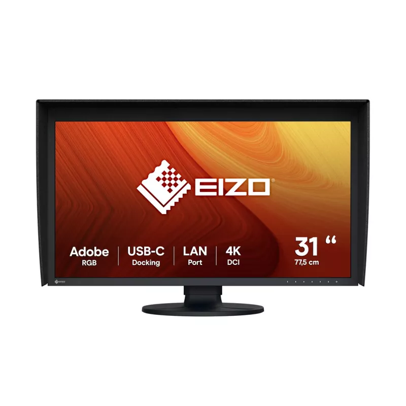 Computermonitor EIZO ColorEdge CG3100X 77,5 cm (30,5 Zoll) 4096×2160 4K DCI IPS LCD, 17:9, USB 3.2 Hub, VESA, höhenverstellbar, schwarz