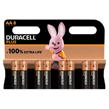 Duracell Haushaltsbatterie Einwegbatterie AA