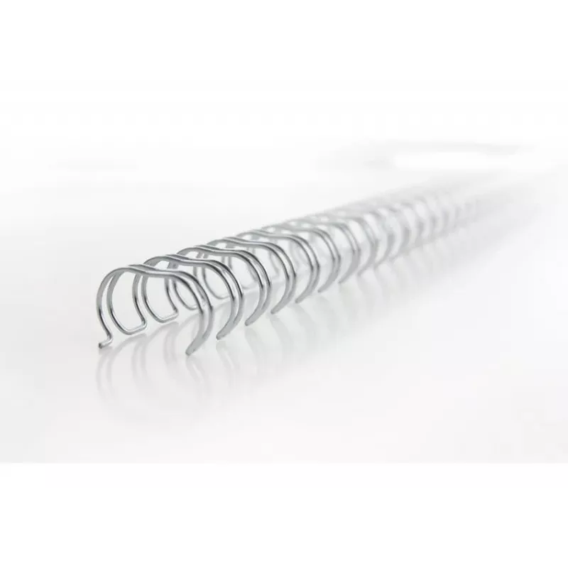 GBC Wire spines 3:1 NO5 8mm A4, Weiß, 3 Blatt, Metall, A4, 8 mm, 202 mm