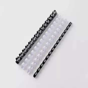 GBC CombBind Binderücken 12 mm A5 14R, Schwarz, 95 Blatt, Polyvinylchlorid (PVC), A5, 1,2 cm, 100 Stk.