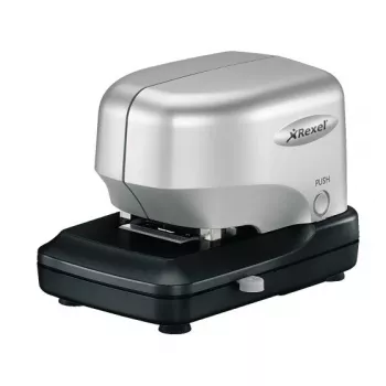 Rexel Stella30 Elektrischer Patronenhefter Silber/Schwarz, 30 Blatt, 5000 Heftklammern, Schwarz, Silber, 215 mm, 196 mm, 138 mm