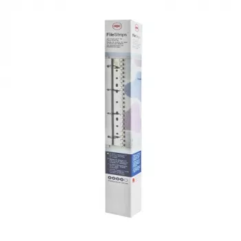 GBC SureBind PVC-File-Streifen (100), Weiß, A4