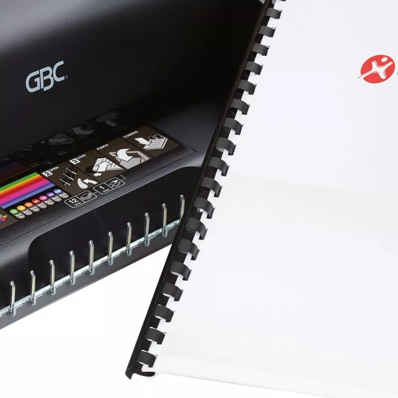 GBC Bindegerät CombBind® C110, Kammbindegerät, Manuell, 195 Blatt, Schwarz