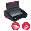 GBC CombBind® CB25E Elektrische Bindemaschine, Kammbindemaschine, Elektrisch, 390 Blatt, Schwarz, Rot