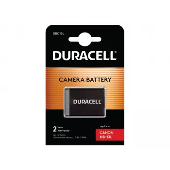 Duracell Kamera-Akku – ersetzt Canon NB-13L Akku, Canon, 1010 mAh, 3,7 V, Lithium-Ionen (Li-Ion)