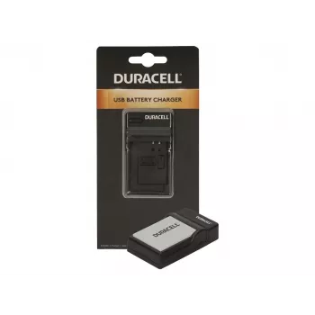 Duracell Digitalkamera-Akkuladegerät, USB, Innenraum-Ladegerät, Canon NB-10L, Schwarz, 5 V, 5 V