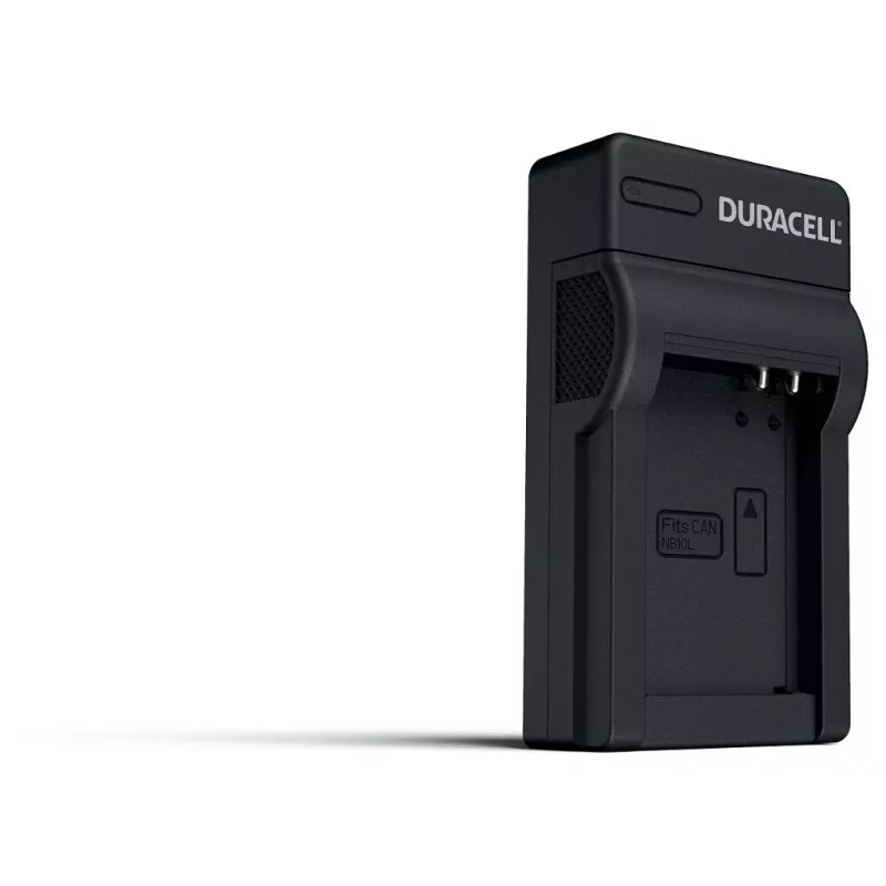 Duracell Digitalkamera-Akkuladegerät, USB, Innenraum-Ladegerät, Canon NB-10L, Schwarz, 5 V, 5 V