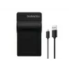 Duracell Digitalkamera-Akkuladegerät, USB, Innenraum-Ladegerät, Canon NB-10L, Schwarz, 5 V, 5 V