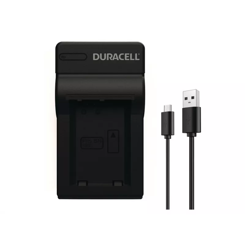 Duracell Ladegerät für Digitalkamera-Akkus, USB, Innenraum-Ladegerät, Sony NP-FW50, Schwarz, 5 V, 5 V