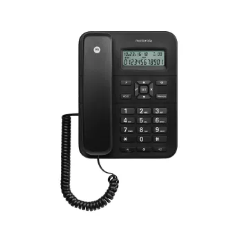 Motorola CT202 Analoges Telefon Anruferanzeige Schwarz