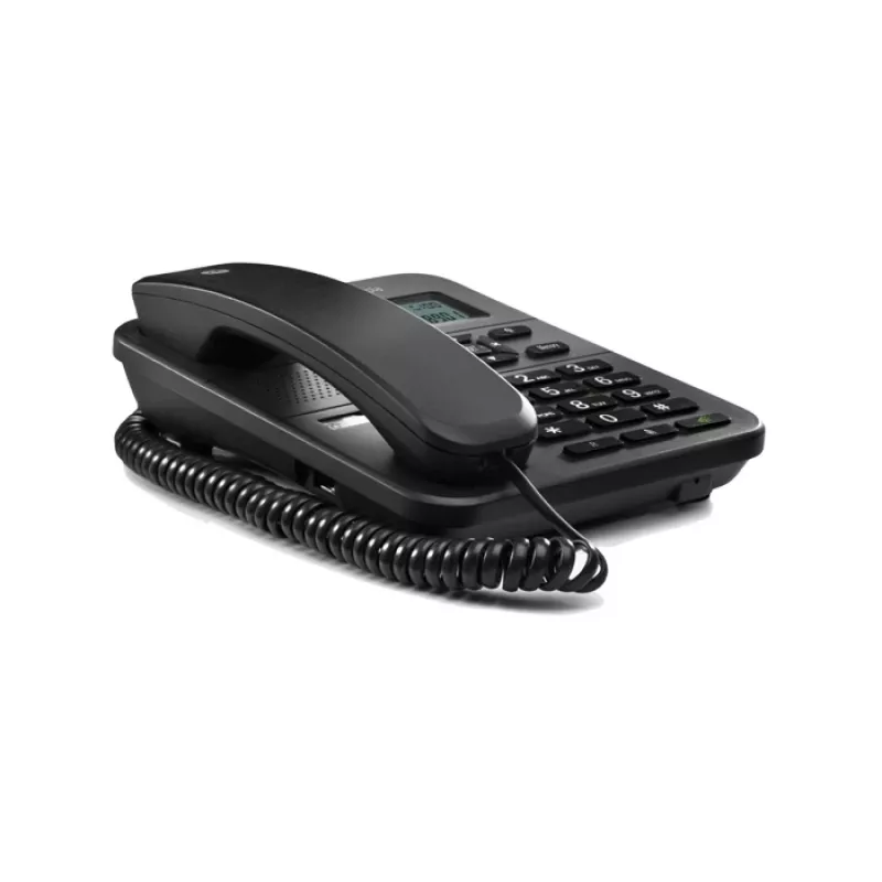 Motorola CT202 Analoges Telefon Anruferanzeige Schwarz