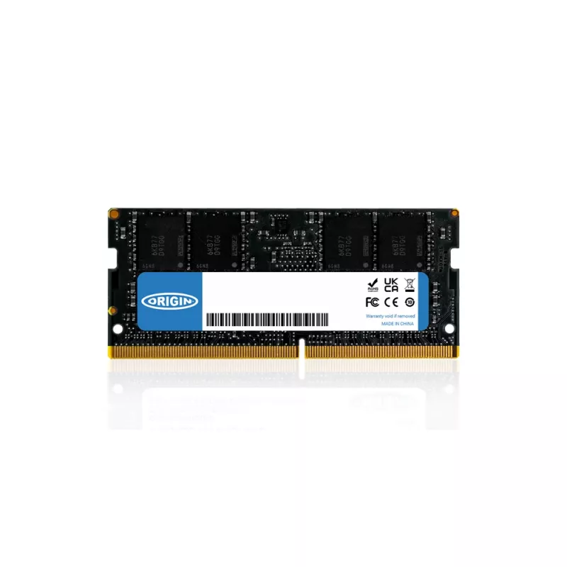 Origin Storage 8GB DDR4 2666MHz SODIMM 1Rx8 Non-ECC 1,2V, 8 GB, 1 x 8 GB, DDR4, 2666 MHz, 260-Pin SO-DIMM, Grün