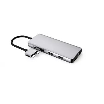 eSTUFF ES623010 Schnittstellen-Hub USB 3.2 Gen 1 (3.1 Gen 1) Type-C 5000 Mbit/s Aluminium