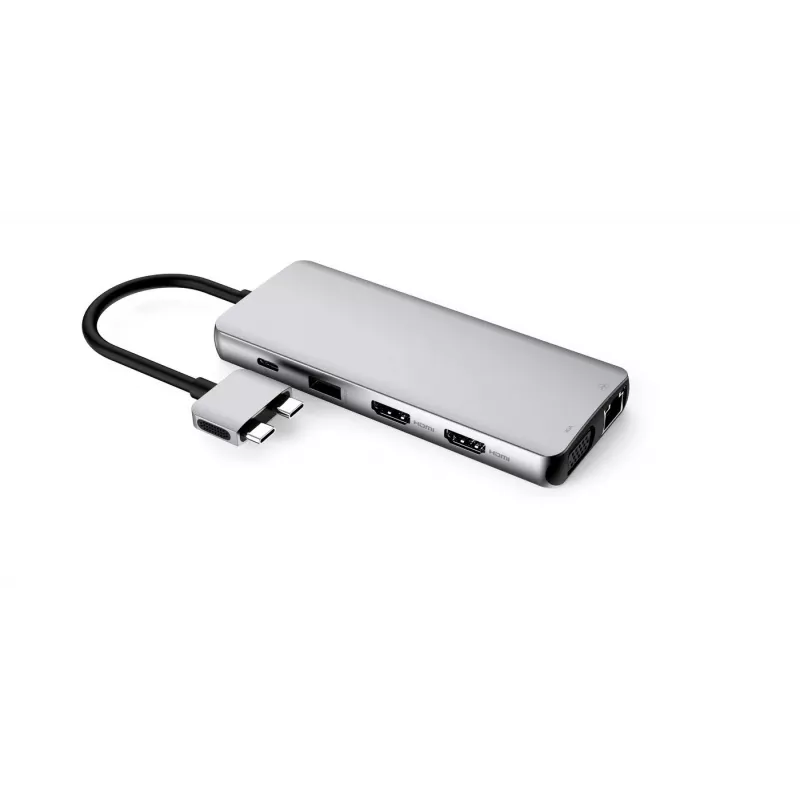 eSTUFF ES623010 Schnittstellen-Hub USB 3.2 Gen 1 (3.1 Gen 1) Type-C 5000 Mbit/s Aluminium