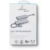 eSTUFF ES623010 Schnittstellen-Hub USB 3.2 Gen 1 (3.1 Gen 1) Type-C 5000 Mbit/s Aluminium