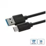 Microconnect USB3.2CA1.5 USB-Kabel USB 3.2 Gen 1 (3.1 Gen 1) 1,5 m USB A USB C Schwarz