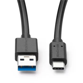 Microconnect USB3.2CA1.5 USB-Kabel USB 3.2 Gen 1 (3.1 Gen 1) 1,5 m USB A USB C Schwarz