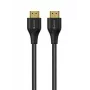 eSTUFF HDMI 2.1-Kabel 8K 2m, 2 m, HDMI Typ A (Standard), HDMI Typ A (Standard), 7680 x 4320 Pixel, 3D, Schwarz