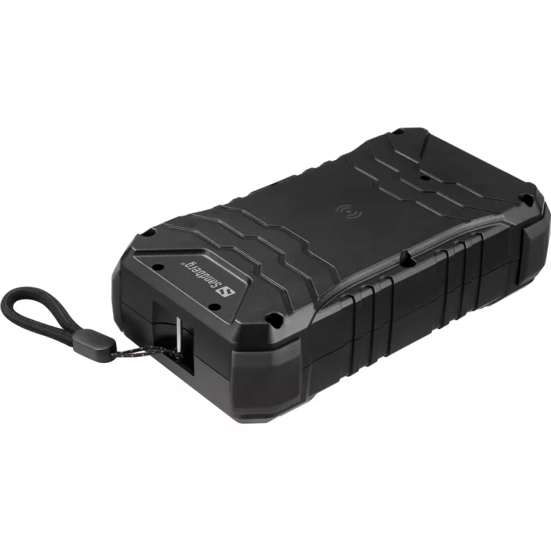 Sandberg Survivor Powerbank 27000 PD65W, 27000 mAh, Power Delivery, Quick Charge 3.0, kabelloses Laden, Schwarz