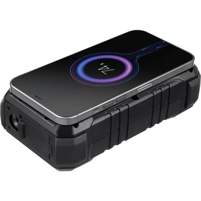 Sandberg Survivor Powerbank 27000 PD65W, 27000 mAh, Power Delivery, Quick Charge 3.0, kabelloses Laden, Schwarz