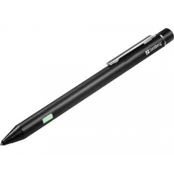 Sandberg Precision Active Stylus Pen, Mobiltelefon/Smartphone, Markenkompatibilität: beliebig, Schwarz, Aluminium, Kupfer, Eingebaut, Lithium-Ion (Li-Ion)