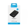 Sandberg USB Kabelgebundenes numerisches Tastenfeld, USB, 19, Laptop/PC, 1,5 m, Schwarz