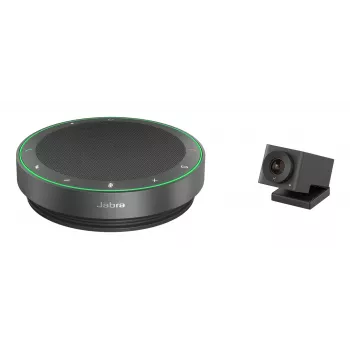 Jabra BYOD Room Kit (Speak2 75 + Cam IQ), Gruppen-Videokonferenzsystem, Full HD, Schwarz