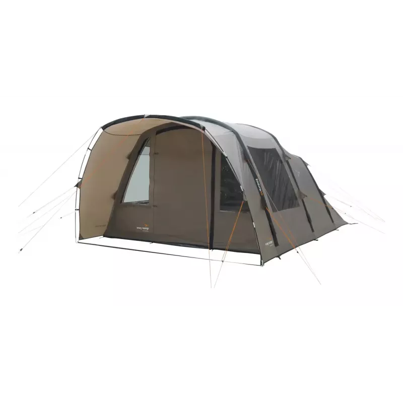 Tunnelzelt Easy Camp Brimnes 5 Air – 5 Personen, 470×320×195 cm, Polyester-Außenzelt, Polyethylen-Bodenplane, Glasfaserstangen, wasserdicht 3 m
