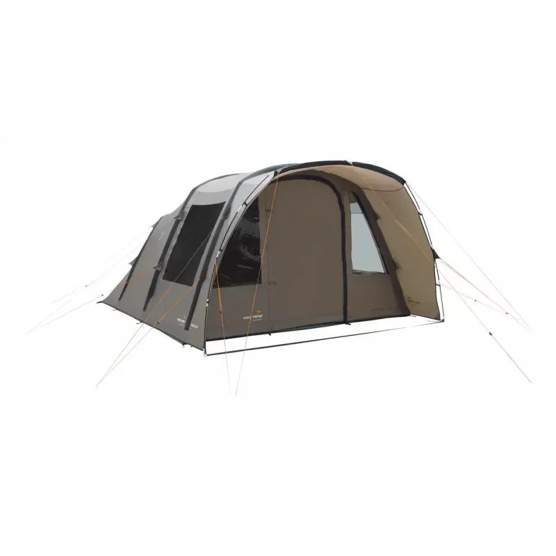 Tunnelzelt Easy Camp Brimnes 5 Air – 5 Personen, 470×320×195 cm, Polyester-Außenzelt, Polyethylen-Bodenplane, Glasfaserstangen, wasserdicht 3 m