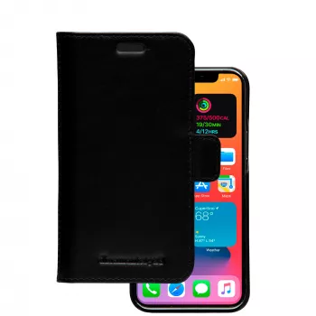 Wallet Case dbramante1928 Lynge für iPhone 12 mini 5,4 Zoll – Schwarz, 3 Kartenfächer