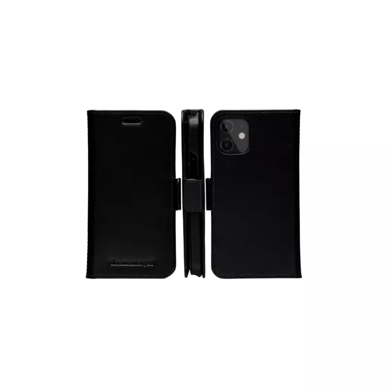 Wallet Case dbramante1928 Lynge für iPhone 12 mini 5,4 Zoll – Schwarz, 3 Kartenfächer