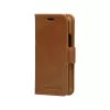 Wallet Case dbramante1928 Lynge für iPhone 12 mini (5,4 Zoll) – Tan, 3 Kartenfächer, Tischständer