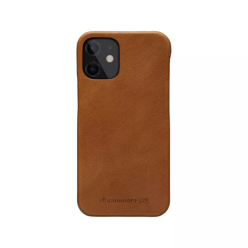 Wallet Case dbramante1928 Lynge für iPhone 12 mini (5,4 Zoll) – Tan, 3 Kartenfächer, Tischständer