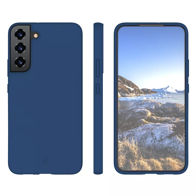 Handyhülle dbramante1928 Costa Rica für Samsung Galaxy S22, recycelter Kunststoff, 6,1 Zoll Blau