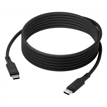 dbramante1928 Bulk - IT - Kabel - 3m USB-C/USB-C 100W - Schwarz, 3 m, USB C, USB C, USB 2.0, 0,48 Gbit/s, Schwarz