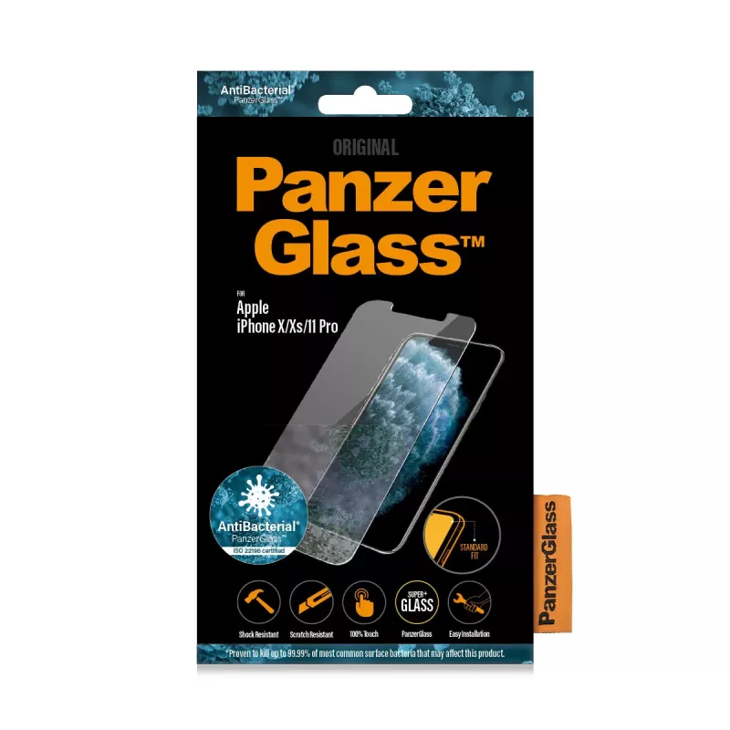 PanzerGlass® Displayschutz iPhone 11 Pro | Xs | X | Standard Fit