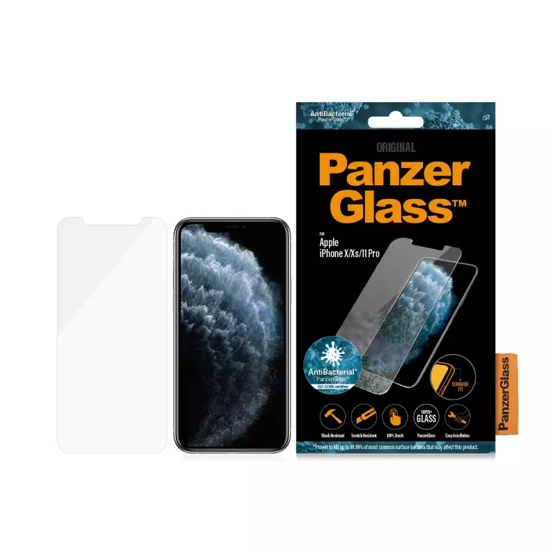 PanzerGlass® Displayschutz iPhone 11 Pro | Xs | X | Standard Fit