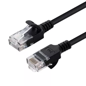 Microconnect V-UTP601S-schlank Netzwerkkabel Schwarz 1 m Cat6 U/UTP (UTP)