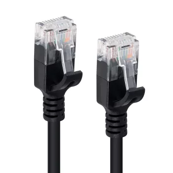 Microconnect V-UTP601S-schlank Netzwerkkabel Schwarz 1 m Cat6 U/UTP (UTP)